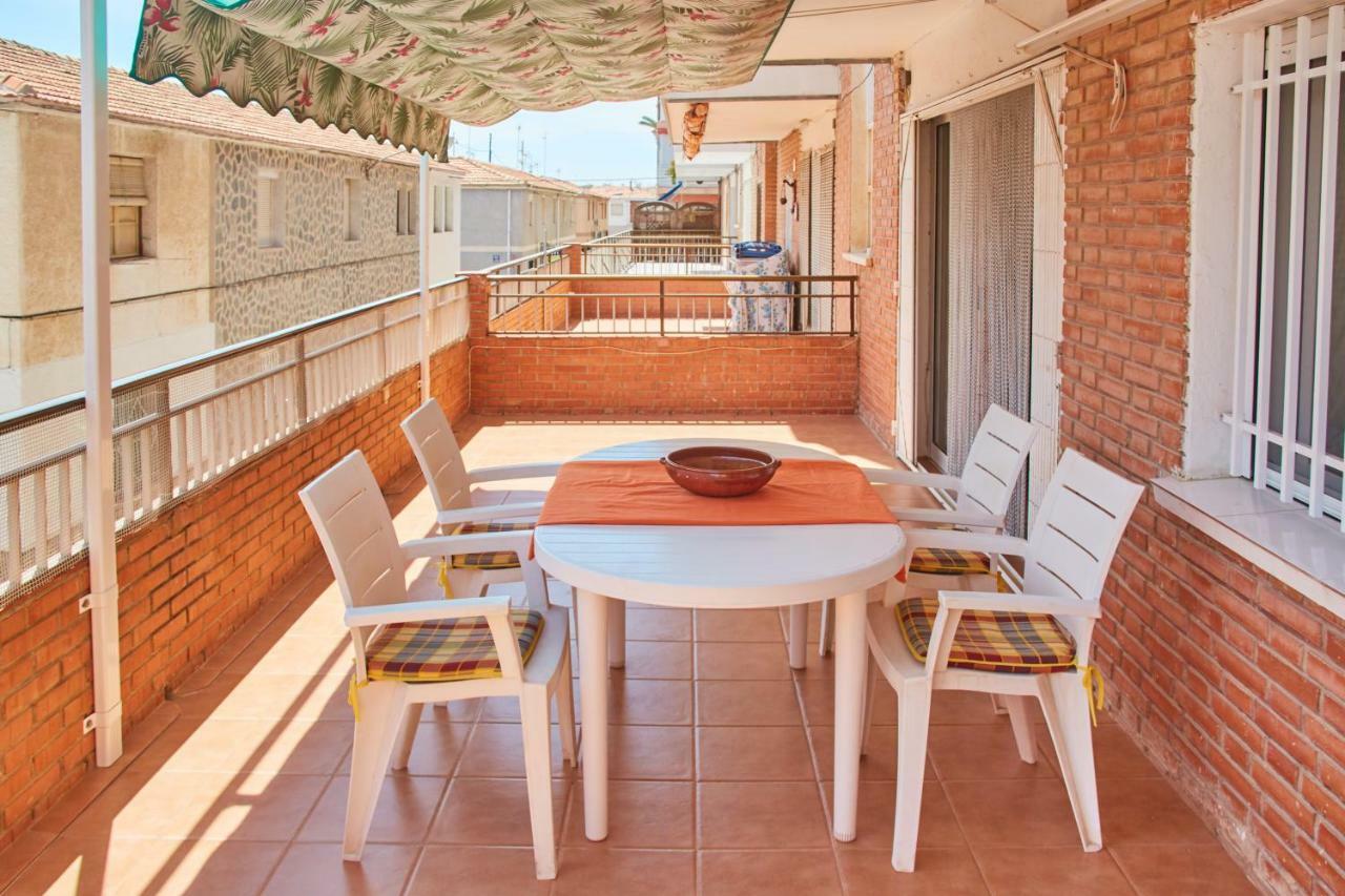 Große Sonnenterrasse, 200 Meter zum Strand... Santa Pola Exterior foto